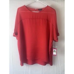 Vince Camuto Womens Large‎ Bright Ladybug Red Brand New